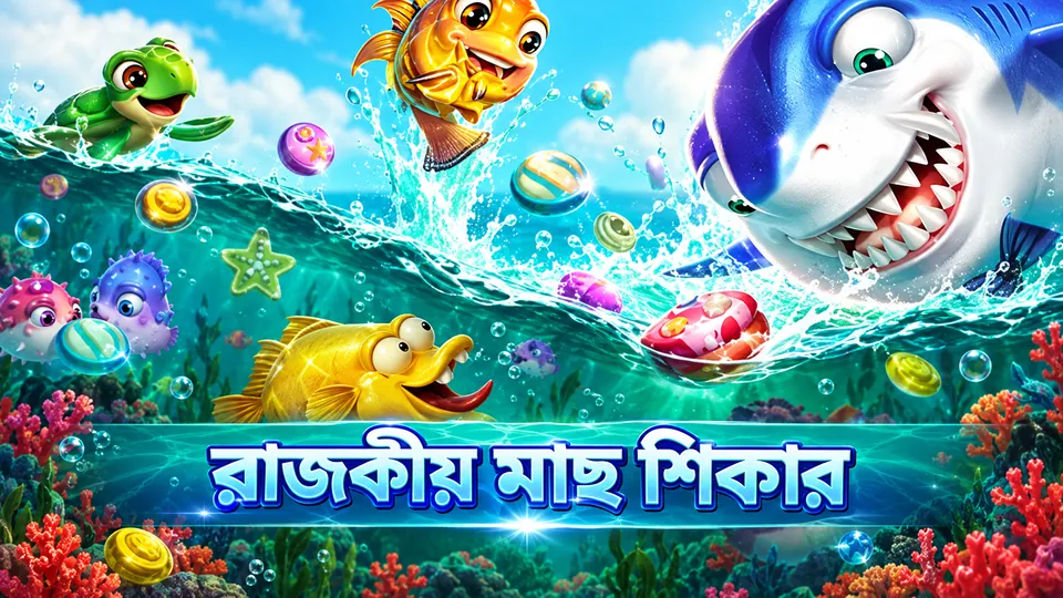 রাজকীয় মাছ শিকারের চিত্র